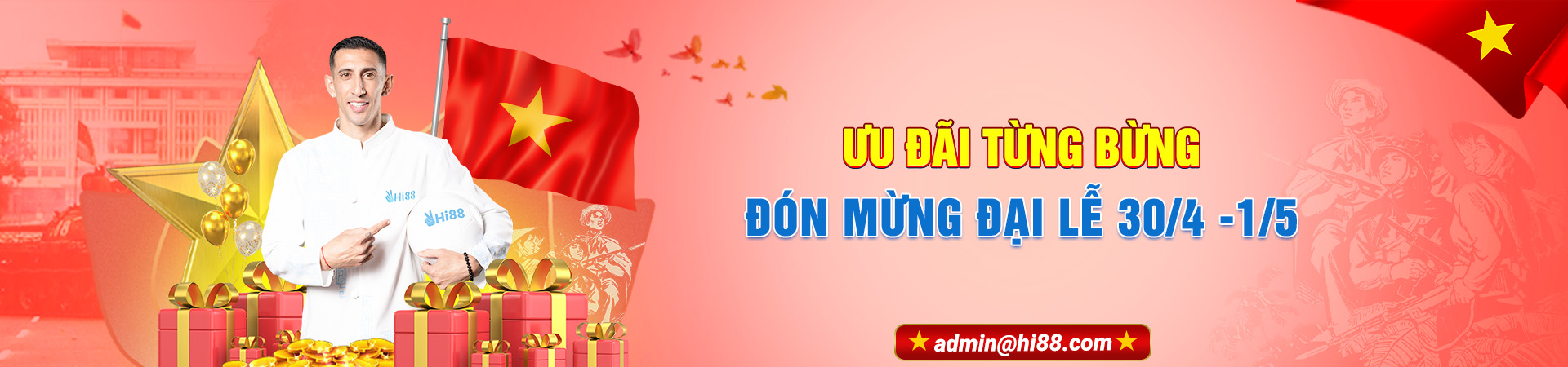 lễ 30/4 hi88